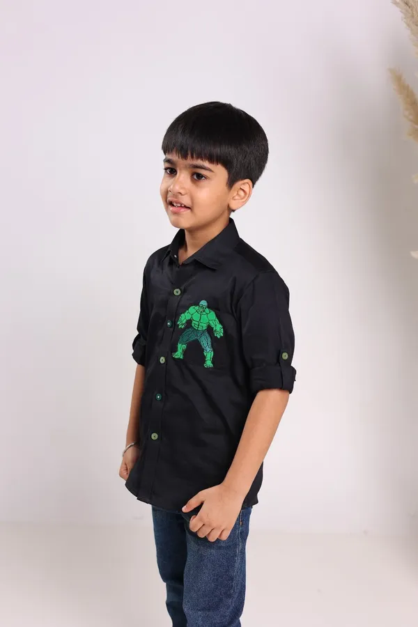 Black_Cotton_Long_Sleeves_Shirts_For_Boys