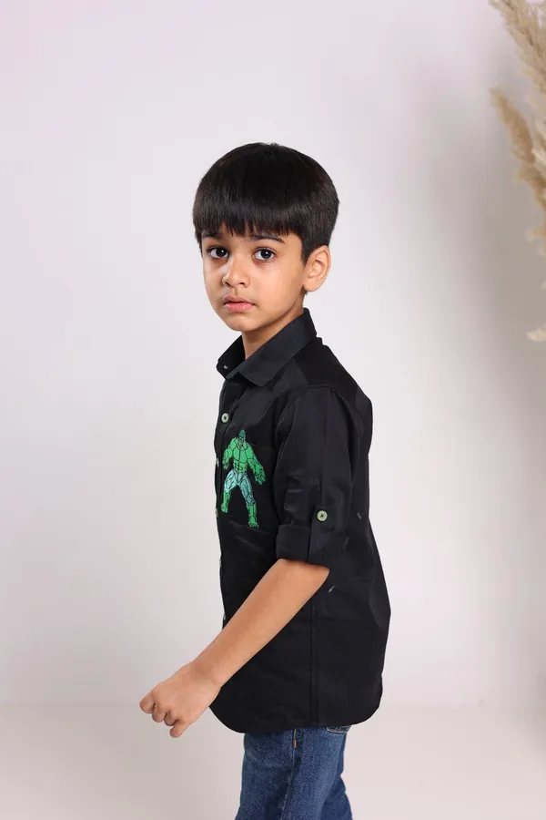 Black_Cotton_Long_Sleeves_Shirts_For_Boys