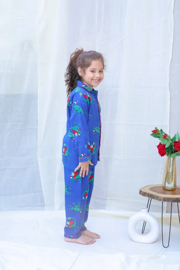 Blue_Cotton_Blend_Collard_Long_Sleeves_Winter_Night_Suits_For_Girls