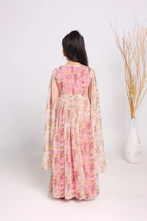 Pink_Polyester_Fit_And_Flare_Maxi_Dress_For_Girls