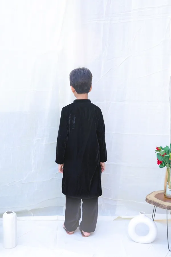 Black_Evil_Eye_Velvet_Kurta_And_Trousersforboys
