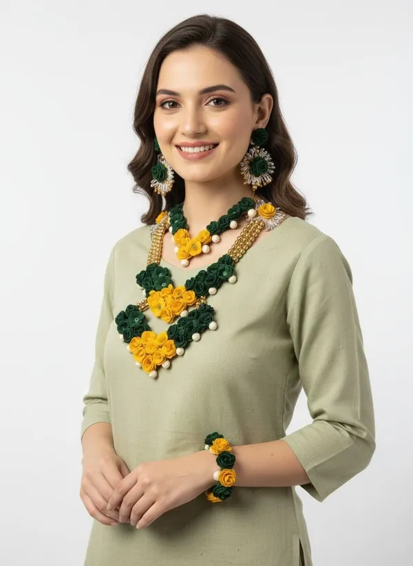 Lime_Fabric_Necklace_For_Women
