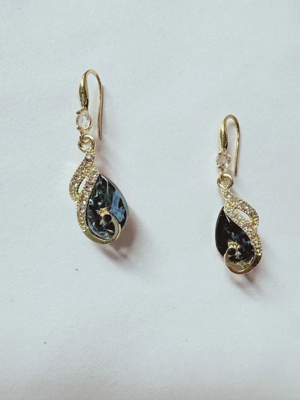 Blue_Alloy_Earring_Set_For_Women