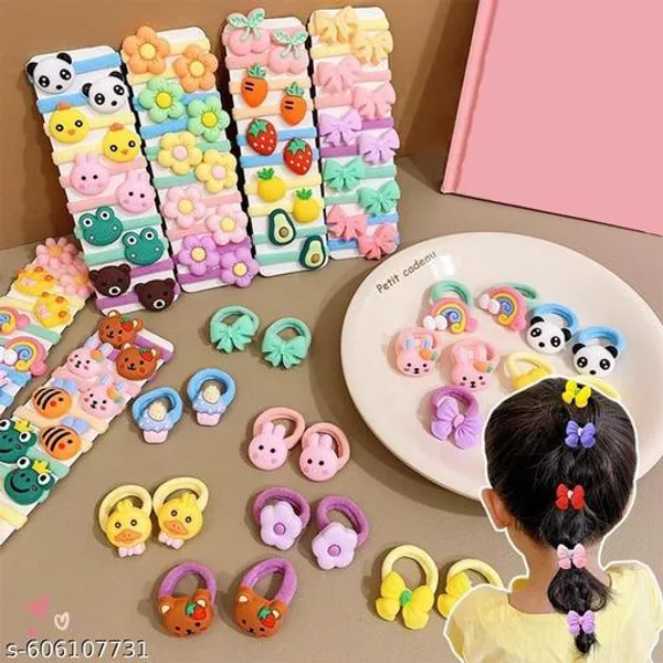 Multicolour_Nylon_Elastic_Hair_Bands_For_Kids_(Pack_Of_12)