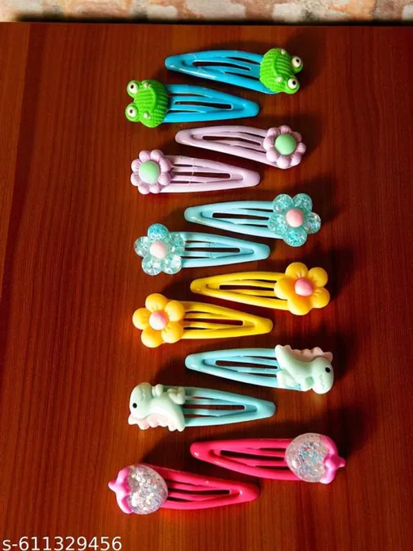 Multicolour_Silicon_And_Plastic_Hair_Clips_For_Women_(Pack_Of_6)