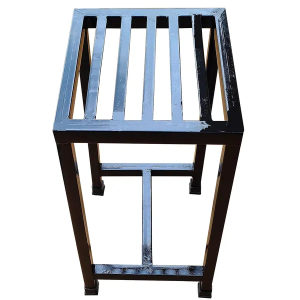 Black_A-One_Steels_Iron_MatkaPlanter_Pot_StandStoolWater_cooler_Stand_For_Home_Decor