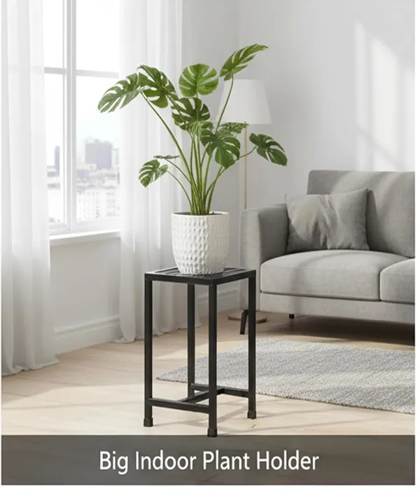 Black_A-One_Steels_Iron_MatkaPlanter_Pot_StandStoolWater_cooler_Stand_For_Home_Decor