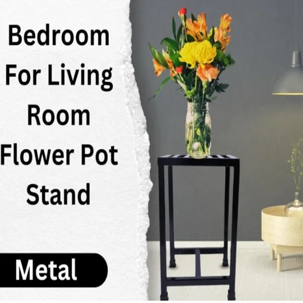 Black_A-One_Steels_Iron_MatkaPlanter_Pot_StandStoolWater_cooler_Stand_For_Home_Decor