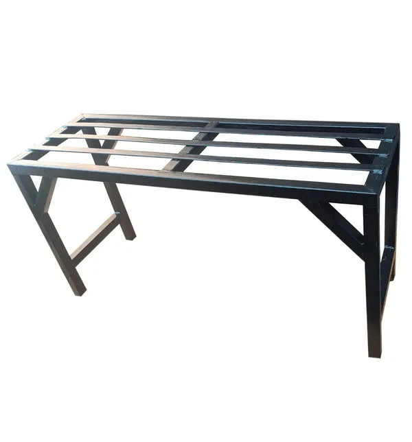Black_A_One_Single_Step_Pot_Holder_1_Step_Plant_Stand_Garden_Bench