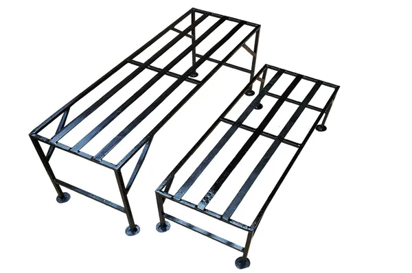 Black_A-One_Premium_Steels_Iron_2-Step_Plant_Stand