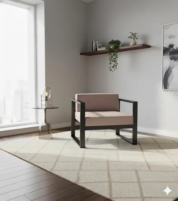 Black_Metal_Single_Seater_Sofa_with_Cushion_for_Living_Room__Heavy_Duty_Iron_Frame_with_Powder_Coating