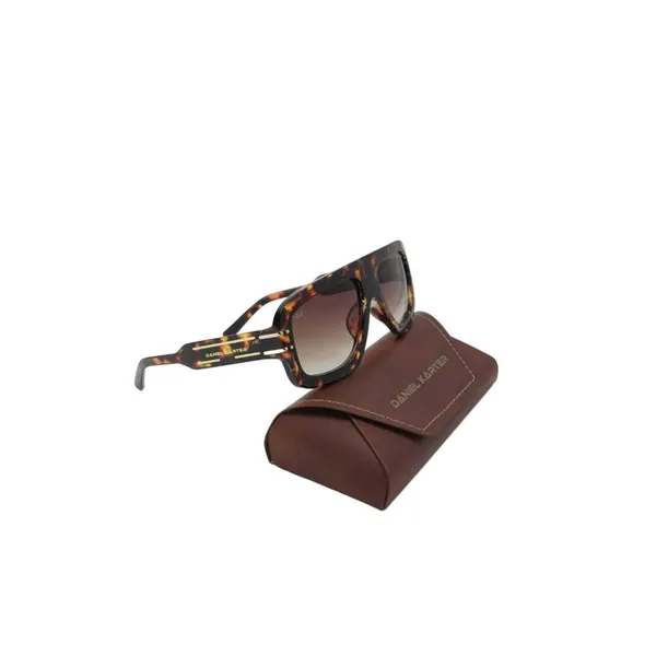 Light_Brown_Monogram_Lens_2_Flat_Top_Sunglass_For_Unisex