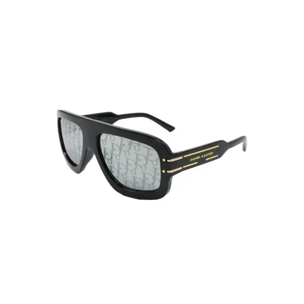 Black_Monogram_Lens_Flat_Top_Sunglass_For_Unisex