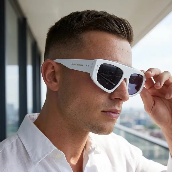 White_Quantum_Shield_Sunglass_For_Unisex