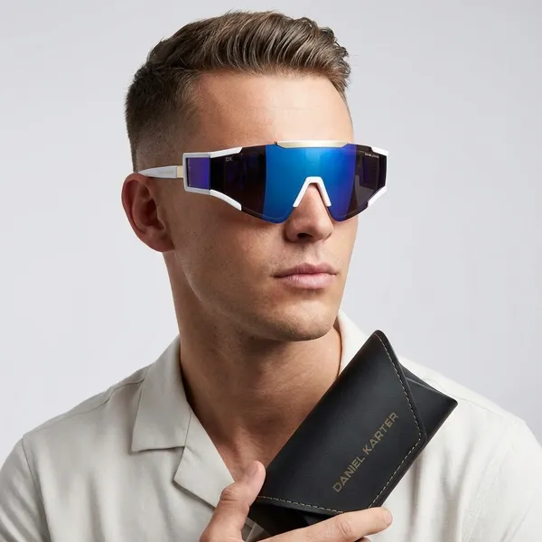 White_And_Blue_Falcon_Futuristic_Shield_Ocean_Frame_Sunglass_For_Unisex