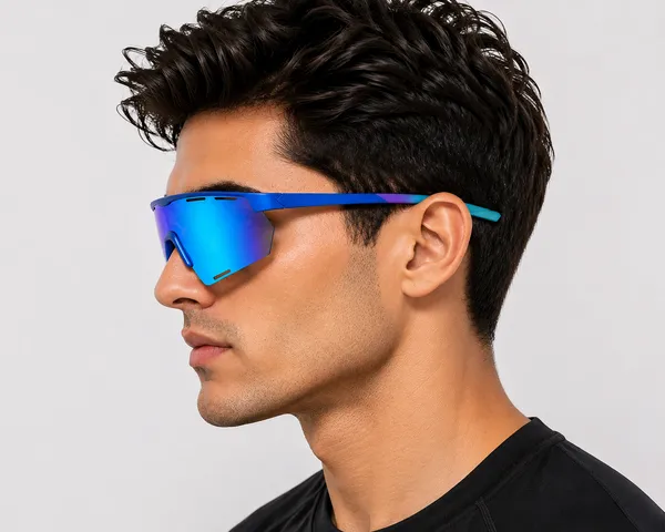 Daniel_Karter_Apex_Dual_Vision_Sports_Sunglasses/UV400/Unisex/_MatT_Dark_Blue_With_Blue_Mirror_Lens