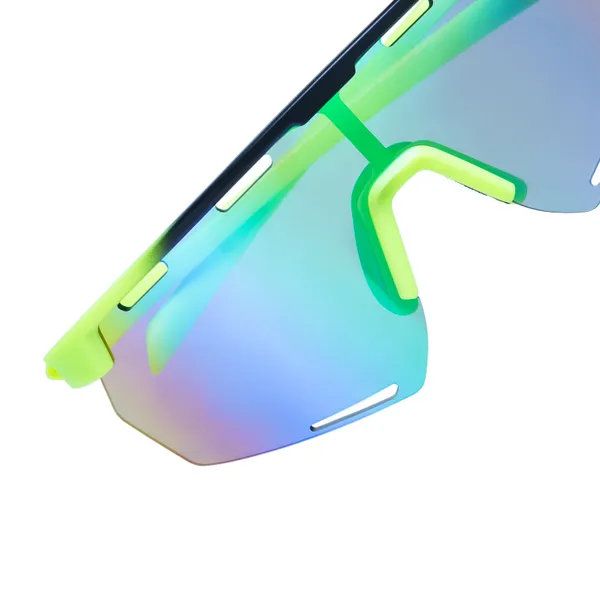 Daniel_Karter_Apex_Dual_Vision_Sports_Sunglasses/UV400/Unisex/_Matt_Neon_With_Green_Mirror_Lens
