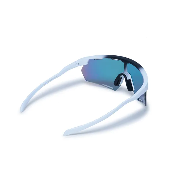 Daniel_Karter_Apex_Dual_Vision_Sports_Sunglasses/UV400/Unisex/_Matt_White__Black_Gradient_With_Reddish_Green_Mirror_Lens