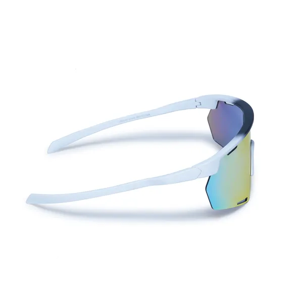 Daniel_Karter_Apex_Dual_Vision_Sports_Sunglasses/UV400/Unisex/_Matt_White__Black_Gradient_With_Reddish_Green_Mirror_Lens