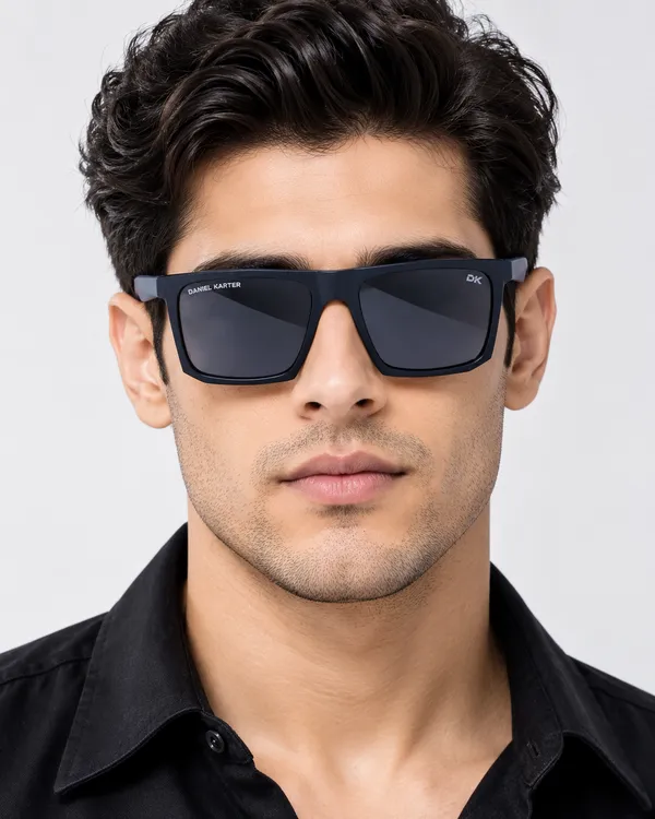 Daniel_Karter_UV400_Black_With_Grey_Temple_Fusion_–_Black_Polarised_Lens