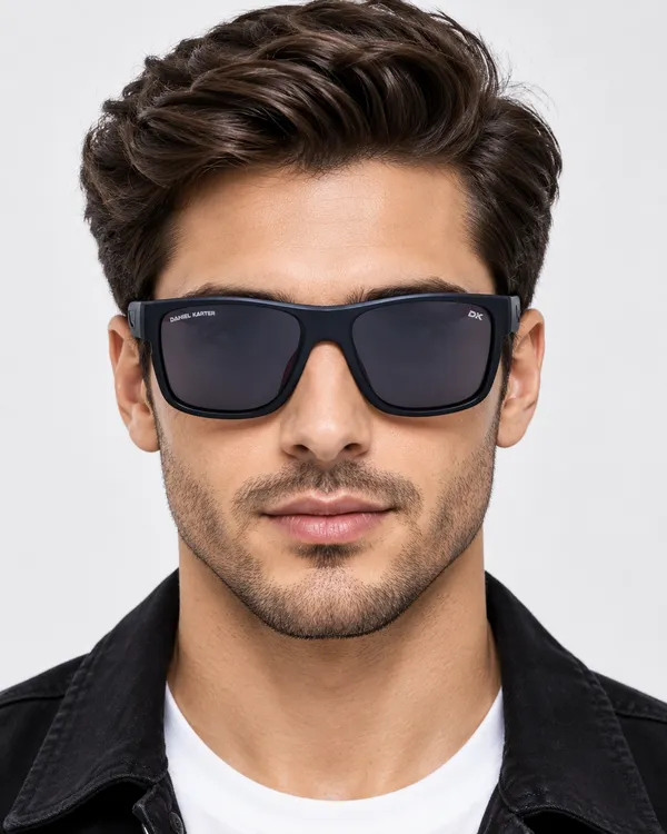 Daniel_Karter_UV400_Solar_Edge_Black_With_Black_Polarised_Lens/Unisex