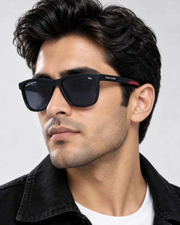 Daniel_Karter_UV400_Solar_Edge_Black_With_Black_Polarised_Lens/Unisex