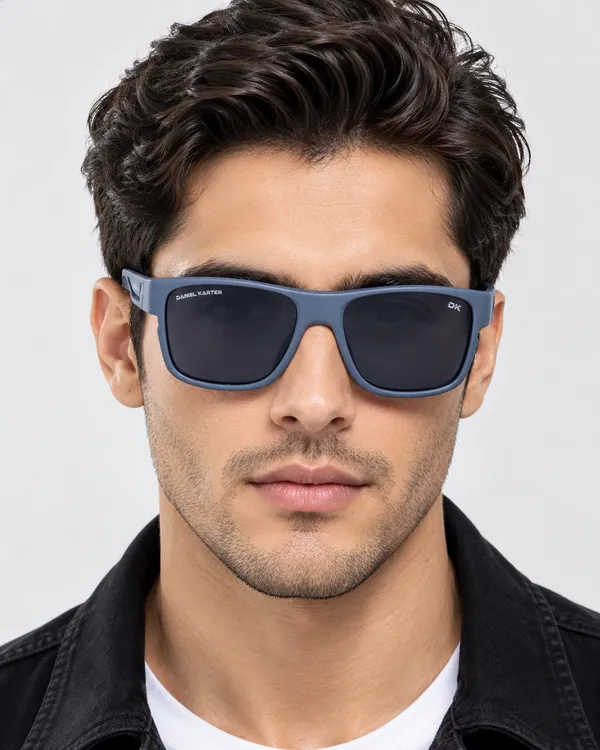 Daniel_Karter_UV400_Solar_Edge_Light_Grey_With_Black_Polarised_Lens/Unisex