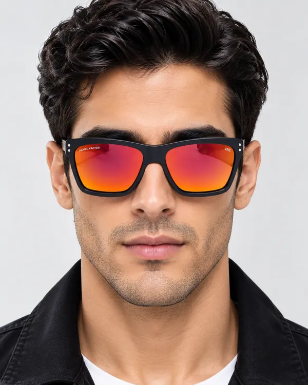 Daniel_Karter_black_Nova_â€“_Red_Mirror_Lens_|_100%_UV_Protection_|_Unisex