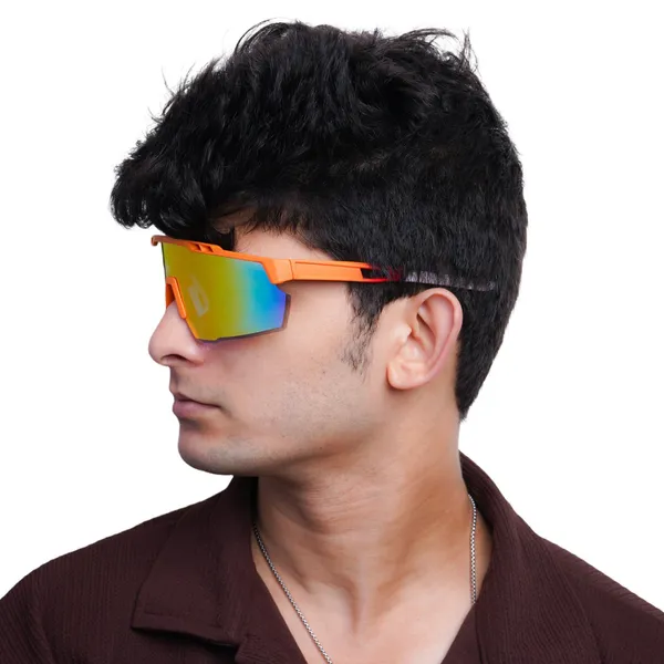 White_And_Orange_Falcon_Stealth_Shield_Matte_Crimson_Performance_Sunglass_For_Unisex