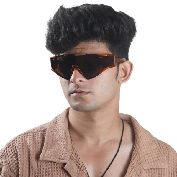Brown_Falcon_Futuristic_Shield_Copper_Frame_Sunglass_For_Unisex