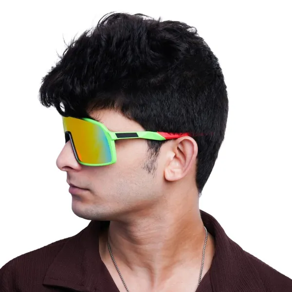Green_And_Red_Neon_Viper_Shield_Sports_Sunglass_For_Unisex