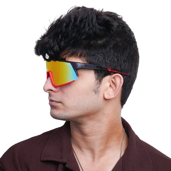 Black_And_Red_Falcon_Stealth_Shield_Matte_Performance_Sunglass_For_Unisex
