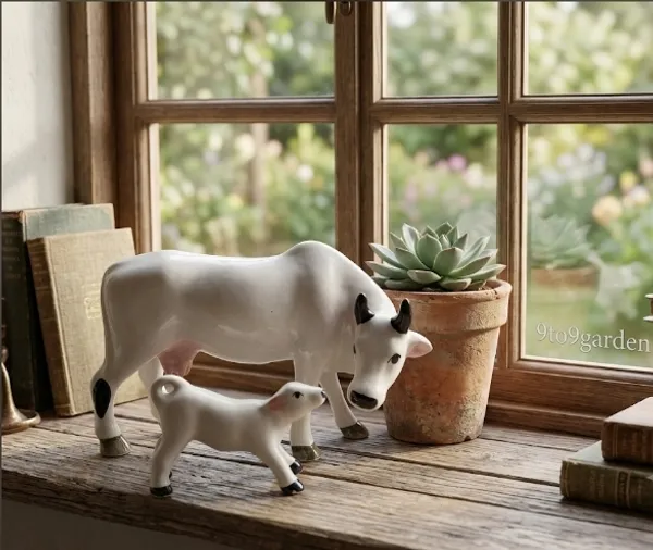 Pack_of_2_Ceramic_Miniature_Standing_Mother_Cow_and_calf