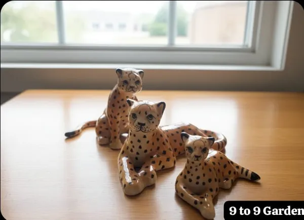 Set_of_of_3_-_Ceramic_Miniature_-_The_Tiger_Family