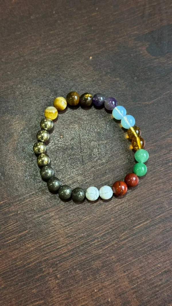 Crystal_Navagraha_Bracelet_For_Men_&_Women_|_Pack_Of_1_With_5_Mukhi_Rudraksh_Free