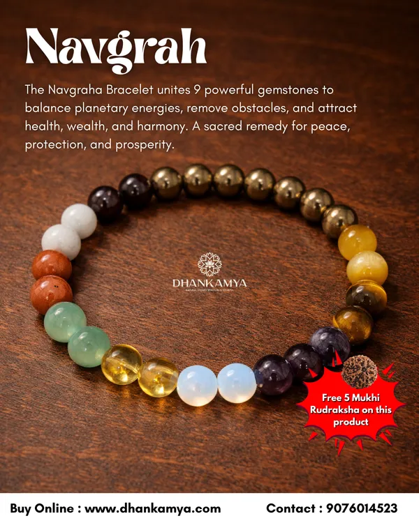 Crystal_Navagraha_Bracelet_For_Men_&_Women_|_Pack_Of_1_With_5_Mukhi_Rudraksh_Free