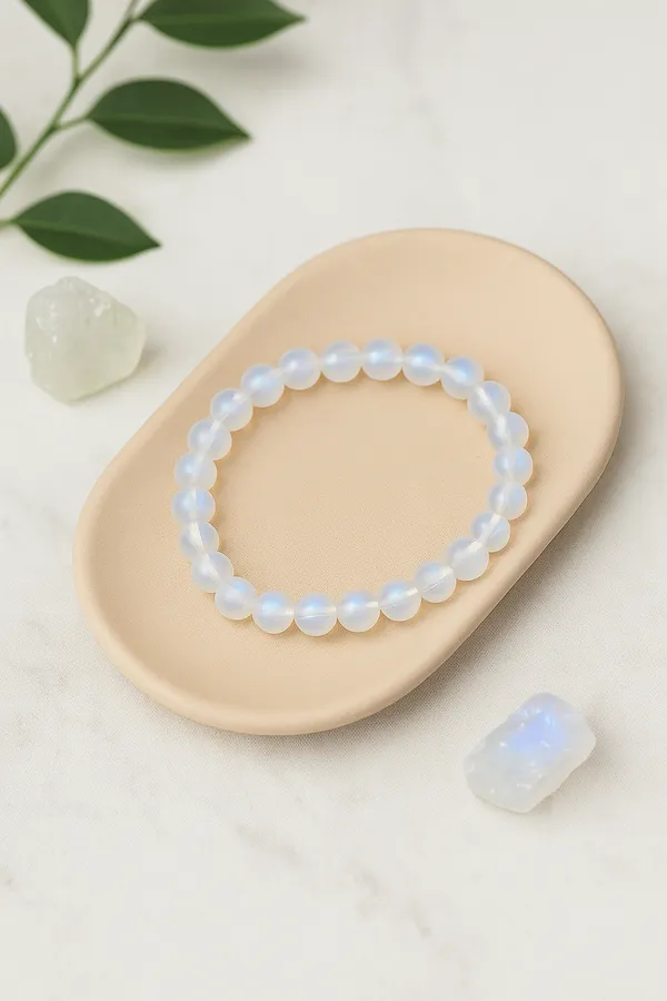 Opalite_Bracelet_For_Men_&_Women_|_Pack_Of_1_With_5_Mukhi_Rudraksh_Free