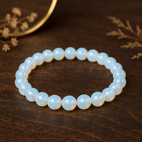 Opalite_Bracelet_For_Men_&_Women_|_Pack_Of_1_With_5_Mukhi_Rudraksh_Free