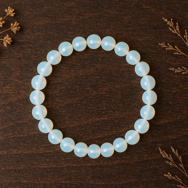 Opalite_Bracelet_For_Men_&_Women_|_Pack_Of_1_With_5_Mukhi_Rudraksh_Free