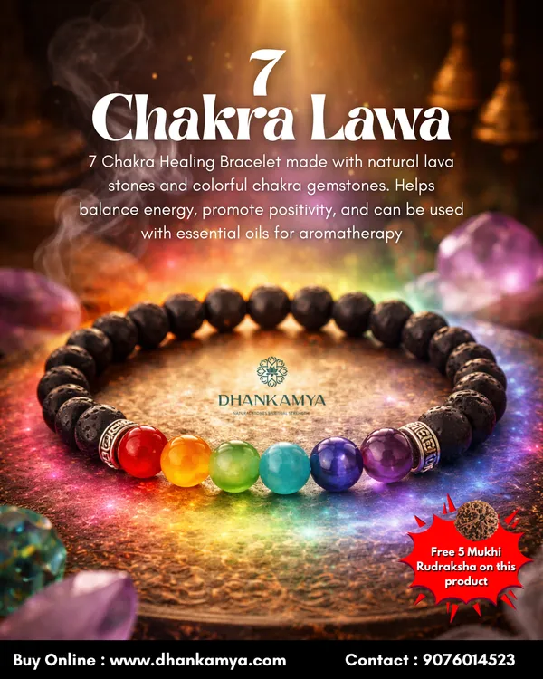 Crystal_7_Chakra_Lawa_Bracelet_For_Men_&_Women_|_Pack_Of_1_With_5_Mukhi_Rudraksh_Free