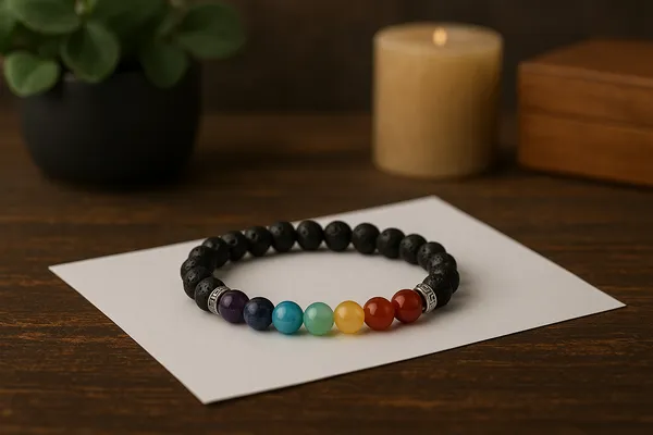 Crystal_7_Chakra_Lawa_Bracelet_For_Men_&_Women_|_Pack_Of_1_With_5_Mukhi_Rudraksh_Free