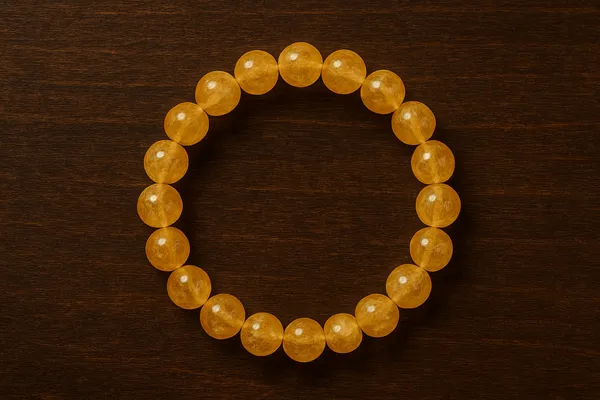 Citrine_Bracelet_For_Men_&_Women_|_Pack_Of_1_With_5_Mukhi_Rudraksh_Free