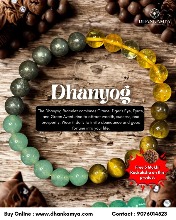 Crystal_Dhanyog_Bracelet_For_Men_&_Women_|_Pack_Of_1_With_5_Mukhi_Rudraksh_Free
