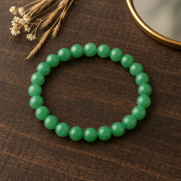 Aventurine_Bracelet_For_Men_&_Women_|_Pack_Of_1_With_5_Mukhi_Rudraksh_Free
