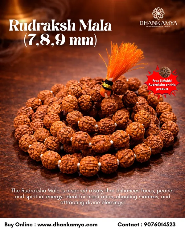 Rudraksha_Mala_For_Men_&_Women_|_Pack_Of_1_With_5_Mukhi_Rudraksh_Free