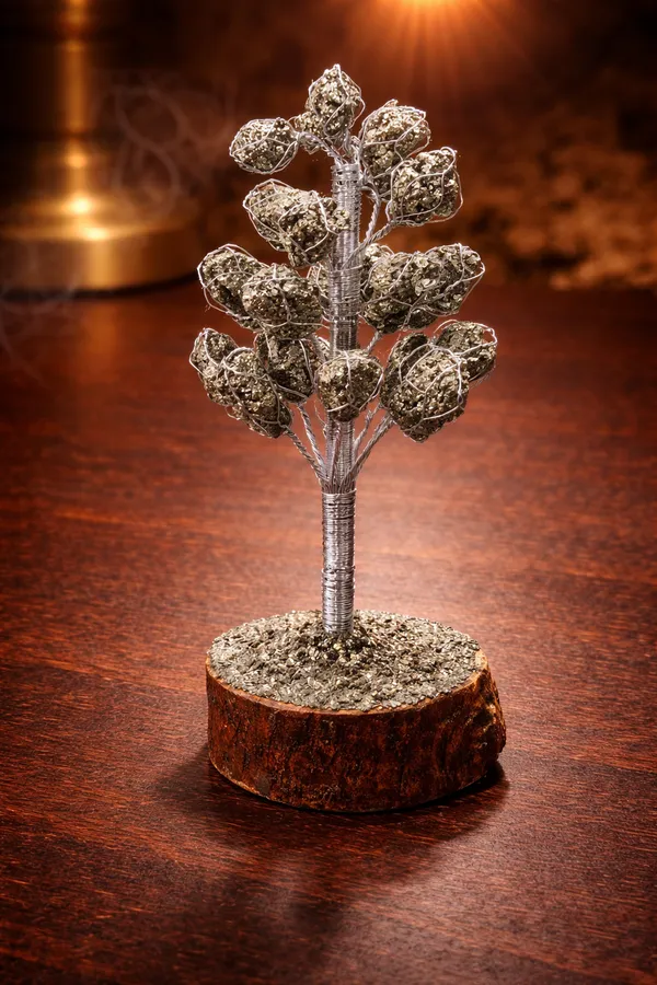 Pyrite_Tree_For_Men_&_Women_|_Pack_Of_1_With_5_Mukhi_Rudraksh_Free