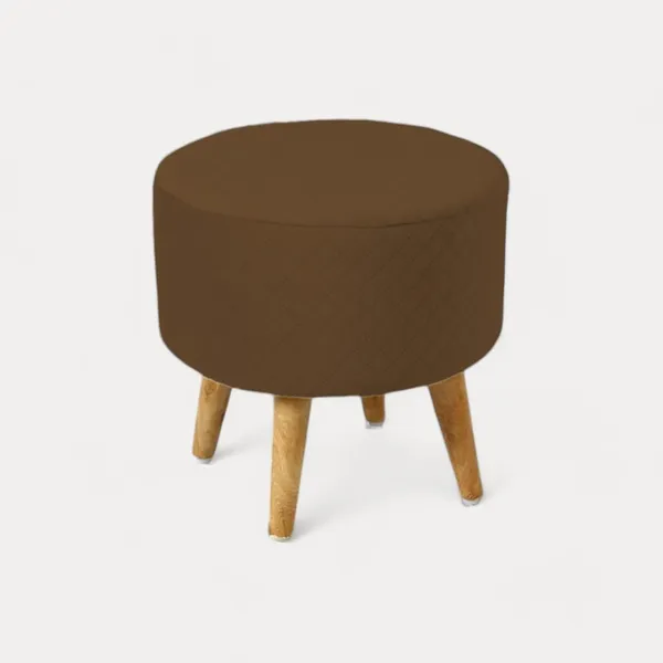 Brown_Premium_Round_Wooden_Ottoman_Stool_For_Home_Decor