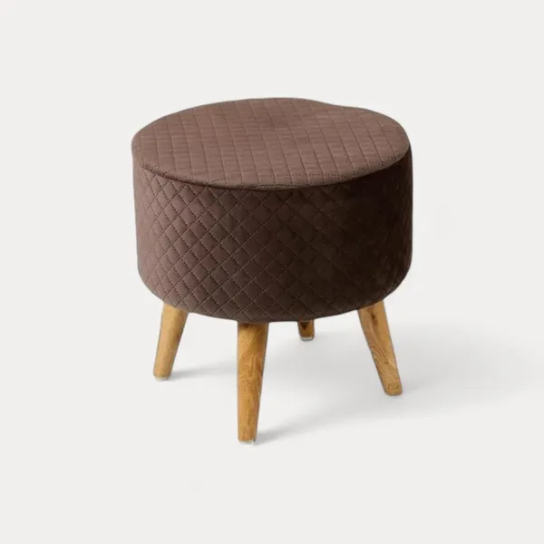 Brown_Premium_Round_Wooden_Ottoman_Stool_For_Home_Decor