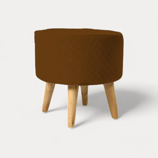 Brown_Premium_Round_Wooden_Ottoman_Stool_For_Home_Decor