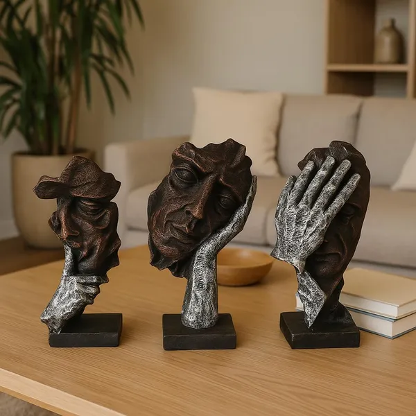 (Pack_Of_3)_Bronze_Premium_Modern_Art_Abstract_Sculpture_For_Home_Decor